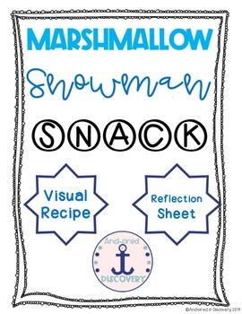 Preview of Marshmallow Snowman Visual Recipe