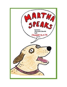 Preview of Martha Speaks - Classic Picture Books for Primary GATE