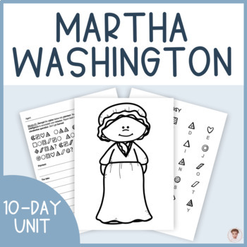 Preview of Martha Washington Code Breaker Unit Study (Women's History Month)