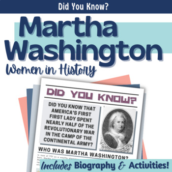 Preview of women-in-history-martha-washington