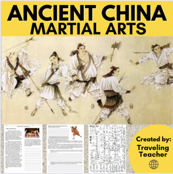 Preview of Martial Arts in Ancient China: Reading Passages + Comprehension Activities