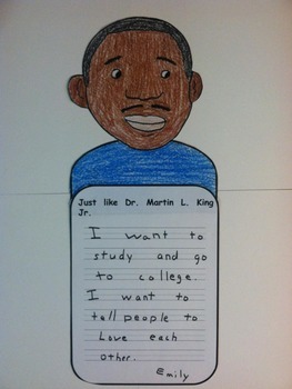 Preview of Martin L. King Jr. Writing Craft
