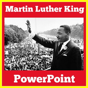 Preview of Martin Luther King Jr PowerPoint Activity Black History Month Civil Rights PPT
