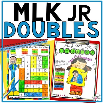 Preview of Martin Luther King Jr First Grade - Adding Doubles