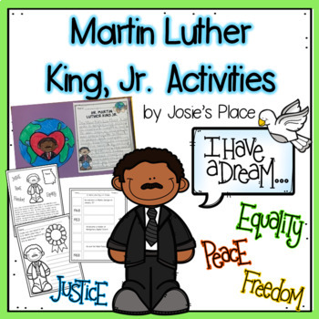 Preview of Martin Luther King Activities