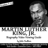 Martin Luther King Activities Biography Viewing Questions