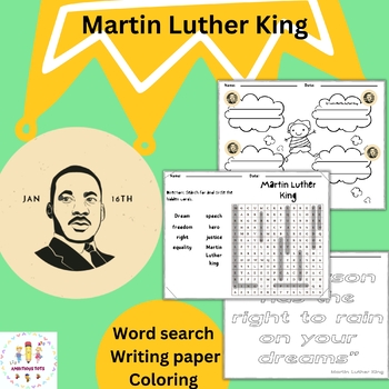 Martin Luther King . Activities . Black History Month by Ambitious Tots