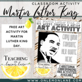 Martin Luther King Activity / Art / Free MLK Activities Bl