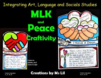 Preview of Martin Luther King Activity  ::  MLK Craft  ::  With My Own Two Hands Craft