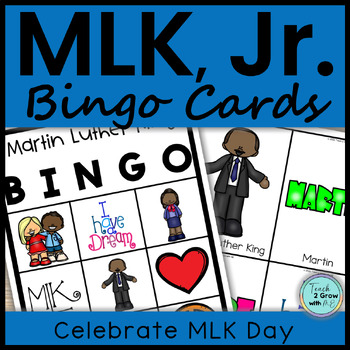 Preview of Martin Luther King BINGO MLK Day Activity K-2nd Grades