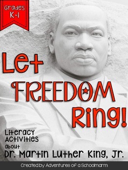 Preview of Martin Luther King Grades K-1 Leveled Reader and Activities