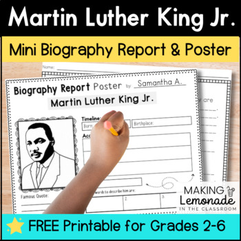 Preview of FREE Martin Luther King Day Activities