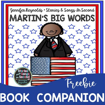 Preview of Martin Luther King Book Companion - Martin's Big Words FREEBIE