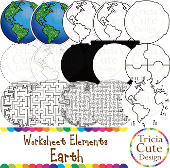 Glitter Set: Earth Day