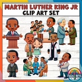 Martin Luther King Clip Art Set | Inspiring Moments & Educ