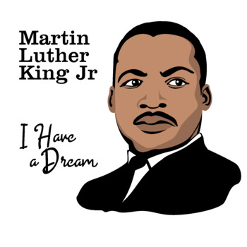 Martin Luther King Clipart by Luigi Clipart 