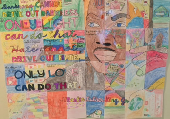 Preview of Martin Luther King Collaborative Poster