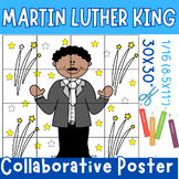 Martin Luther King Collaborative Poster Art Spanish Colori