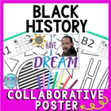 Black History Month Collaborative Poster - MLK - Team Work
