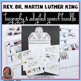Martin Luther King Day Bundle for Speech Therapy or Specia