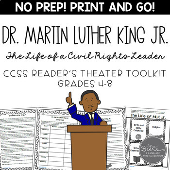 Preview of Martin Luther King Day Reader's Theater Toolkit for Middle School