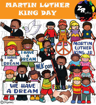 Preview of Martin Luther King Day Clipart_ZRgallery