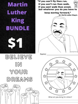 Preview of Martin Luther King Day Coloring Sheets | MLK Jr.