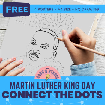 Preview of Martin Luther King Jr. Day - #FREE - Connect The Dots Poster Collection