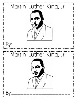 Preview of Martin Luther King Day Emergent Reader
