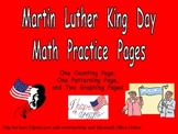 Martin Luther King Day Math Activities for Kindergarten