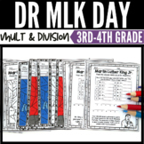 Martin Luther King Day Math 3rd and 4th Grades