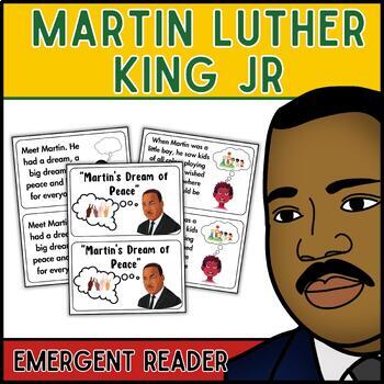 Preview of Martin Luther King Day Mini-book for Emergent Reader | Black History Month