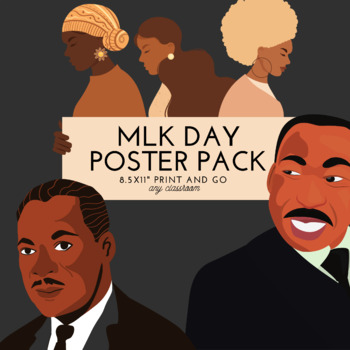 Preview of Martin Luther King Day Poster Pack