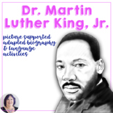 Martin Luther King Day Adapted Biography Report and Flip Book
