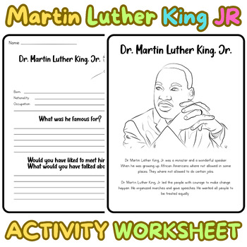 Martin luther king jr craft and Activities . MLK word search ,MLK I ...
