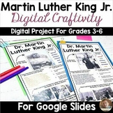 Martin Luther King Digital Craftivity for Google Classroom