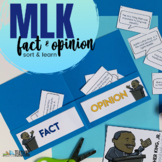 MLK Reading Activities: Martin Luther King Jr. Fact & Opin