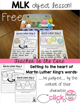 Preview of Martin Luther King Freebie
