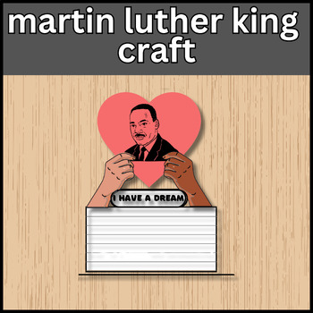 Preview of Martin Luther King I HAVE A DREAM Bulletin Board Writing Craft | Black History