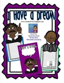 Martin Luther King I Have a Dream Craftivity Writing