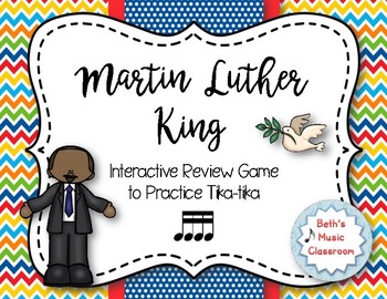 Preview of Martin Luther King Interactive Rhythm Game - Practice Tika-tika