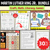 Martin Luther King JR. Bundle: Games, Reading, Math, & Crafts