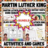 Martin Luther King JR Games BUNDLE | Black History Month A