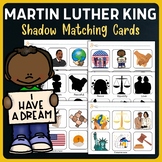 Martin Luther King JR Shadow Matching Cards | Black Histor