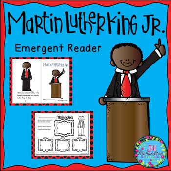 Preview of Martin Luther King Jr Activities 2nd Grade Kindergarten First ESL January Book