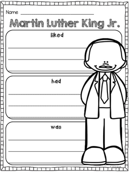 Martin Luther King Jr. Literacy And Math Activities 