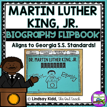 Preview of Martin Luther King, Jr. : MLK, Jr. Flipbook