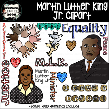 Preview of Martin Luther King, Jr. Clipart
