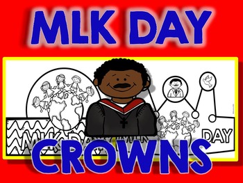 Preview of Martin Luther King Jr Crowns Easy and Simple Craft