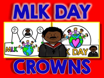 Preview of Martin Luther King Jr Printable Crowns Activities